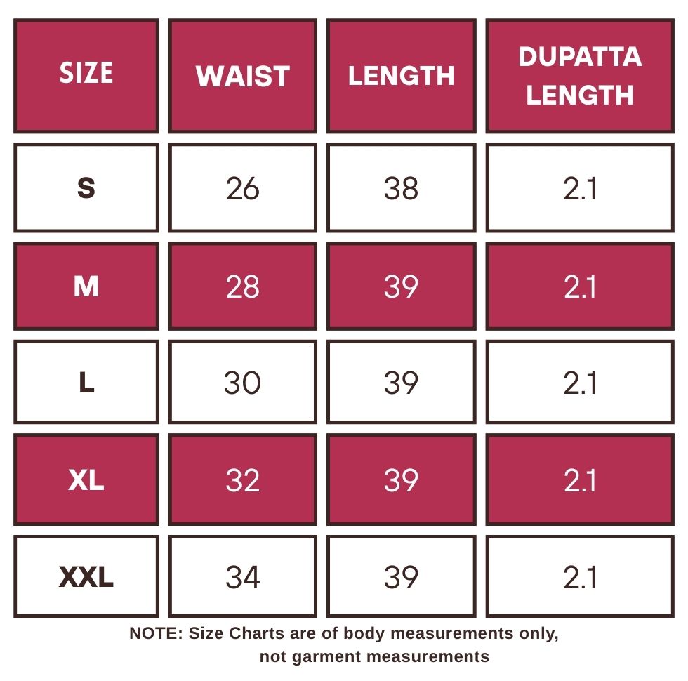 Bottom Size Chart