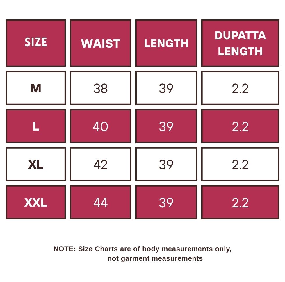 Bottom Size Chart